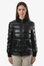 Moncler Black Down Puffer 'Arcelot' Jacket Size 1