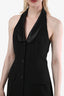 Robe courte noire à dos nu avec boutons « Hadley » Reformation, taille 2