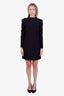 Valentino Black Bow Detailed Open Back Mini Dress Size 42