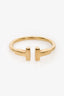 Tiffany & Co. 18K Yellow Gold T Wire Ring Size 6.25