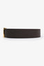 Hermès Brown Leather H Buckle Belt Size 90