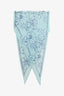 Pre-loved Chanel™ Blue Printed Silk Scarf