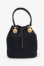 Versace Black Nylon Medusa Shoulder Bag