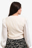A.L.C. Cream Linen Blend Wide Vest Size 10