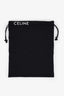 Celine Black Logo Print Neck Warmer