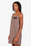 Prada 2020 Plaid Print Mini Dress Size 36