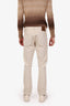 Tom Ford Beige Denim Straight Leg Jeans Size 32 Mens