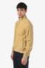 Loro Piana Tan Kidskin Zip-Up Jacket Size M Mens