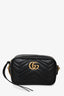 Gucci Black Chevron Leather GG Mormont Mini Camera Crossbody