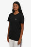 Balmain Black Cotton Logo Short Sleeve T-Shirt Size S