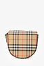 Burberry Kid's Brown Tartan Pattern Teddy Bear Crossbody