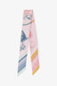 Hermès Pink/Multicolour Silk Ex-Libris Twilly
