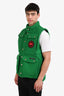 Canada Goose Green Wool Down Cargo Vest Size L Mens