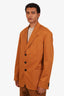 Marni Brown Oversized Single Breasted Blazer Size 50 Mens