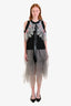 Brunello Cucinelli Grey Tulle Midi Skirt Size 2