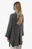 Zadig & Voltaire Grey Cashmere Ribbed Cardigan Size S