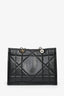 Christian Dior Black Leather Medium Essential Tote Bag