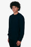 Louis Vuitton Navy Damier Signature Crewneck Sweater Size XXL Mens
