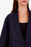 Christian Dior Black Nylon Macrocannage Bar Jacket Size 8