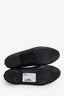 Pre-loved Chanel™ Black Leather CC Cap Toe Flats Size 36