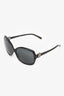 Pre-loved Chanel™ Blue/Black Acetate Round Frame Sunglasses