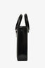 Prada Black Leather Small Double Handle Tote with Strap