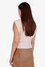 Veronica Beard Cream Cable-Knit Wool Sweater Vest Size XS