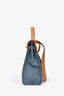 Hermès 2021 Blue/Naturel Canvas Leather Herbag 31