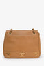 Pre-loved Chanel™ 1994-96 Beige Caviar Leather Triple CC Tote
