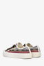 Christian Dior White/Purple Leather Fabric Lace Up 'Walk n Dior' Sneakers Size 38.5