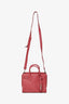 Saint Laurent Rose Grained Calfskin Nano Sac de Jour SHW With Strap