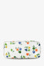 Loewe White/Multicolour Leather Small 'Flower Bianco' Puzzle Bag