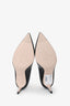 Stuart Weitzman Black Leather Leigh 70 Pointed Toe Heels Size 7.5