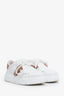 Christian Dior White/Nude Calfskin Dior-ID Platform Sneakers Size 36.5