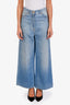 Versace Blue Denim Wide Leg Jeans Size 25