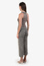 Pre-loved Chanel™ Black/Gold Button Down Metallic Sleeveless Jumpsuit Size 34