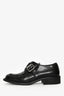 Miu Miu Black Leather Buckle Loafers Size 39.5
