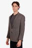 Ralph Lauren Purple Label Grey Wool Single Breasted Blazer Size 40 Mens