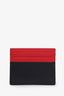 Fendi Black/Red Leather Monster Eyes Cardholder