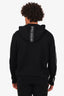 Burberry Black Logo Tape Zip-Up Hoodie Size L Mens