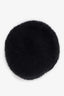 Pre-loved Chanel™ 26A Fuzzy Black CC Cloche Hat Size S