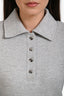 Frame Grey Cotton Collared Sweatshirt L/S Dress Size XS