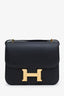 Hermès 2025 Noir Epsom Mini Constance 18