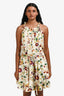 Ulla Johnson White Multicolour 'Brienne' Mini Dress Size 4
