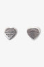 Tiffany & Co. Sterling Silver Heart Stud Earrings