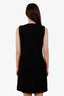 Moschino Cheap & Chic Black Sleeveless Chain and Pearl Detailed Dress Size 42