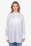 Toteme White Cotton Long Sleeve Button Up Shirt Size 38