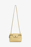 Longchamp Yellow Leather Le Pliage Crossbody Bag
