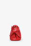 Miu Miu Red Leather Bow-Accented Shoulder Bag