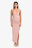 Lovers and Friends Pink Ruffle Maxi Dress Size XXS